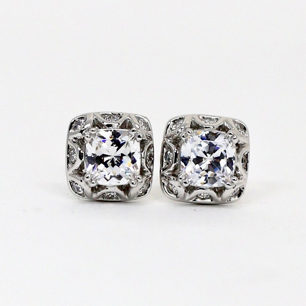 Tacori 925S White Topaz Cushion Limited Edition - Picture 6 of 12